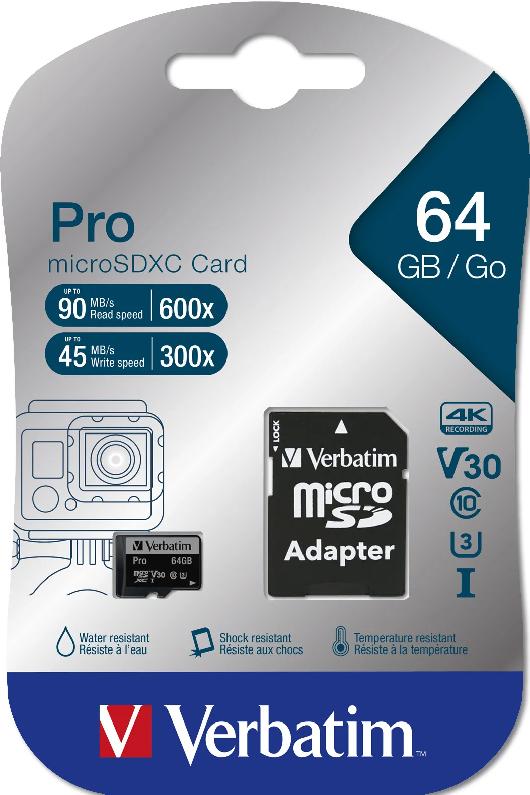 Verbatim Pro 64 GB MicroSDXC UHS Klasse 10 – Bild 3