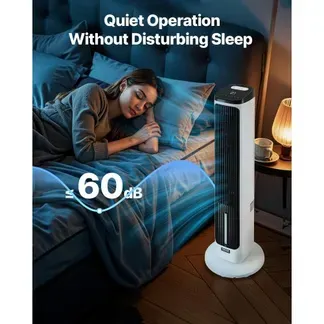 VEVOR Turmventilator, 7,1 m/s Geschwindigkeit, leiser Standventilator, 70° oszillierende Ventilatoren mit 9 Gang, 4 Modi, 24-Stunden-Timer, Fernbedienung, für Schlafzimmer, Büro, Zuhause VEVOR Turmventilator, 7,1 m/s Geschwindigkeit, leiser Standventilator, 70° oszillierende Ventilatoren mit 9 Gang, 4 Modi, 24-Stunden-Timer, Fernbedienung, für Schlafzimmer, Büro, Zuhause