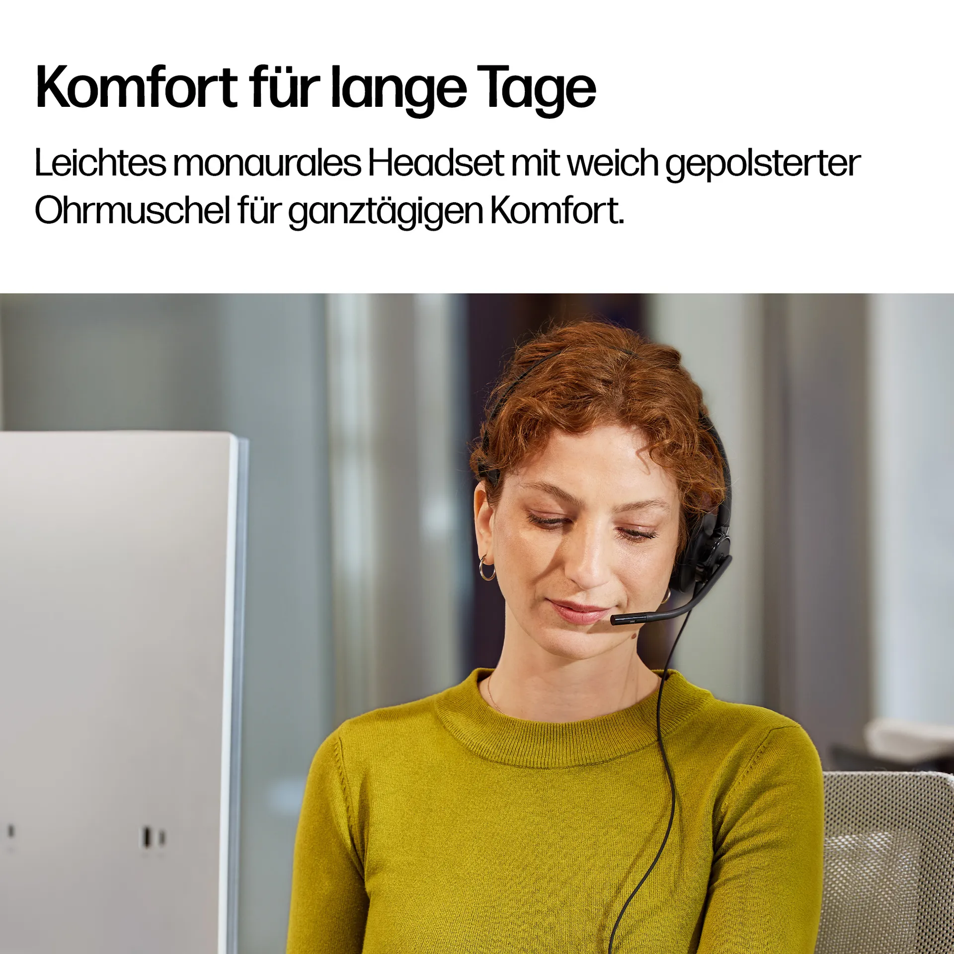 HP Poly Mission 425 kabelgebundenes Stereo-USB-Headset (unverpackt) – Bild 6