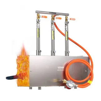 VEVOR tragbare Propangas-Schmiede mit 3 Brenner 1427 °C, Hufschmiede Schmiedeofen mit quadratischer Form, Edelstahl, Gasschmiedewerkzeuge und -ausrüstung, Schmelzofen Verwendung zum Metallschmieden VEVOR tragbare Propangas-Schmiede mit 3 Brenner 1427 °C, Hufschmiede Schmiedeofen mit quadratischer Form, Edelstahl, Gasschmiedewerkzeuge und -ausrüstung, Schmelzofen Verwendung zum Metallschmieden