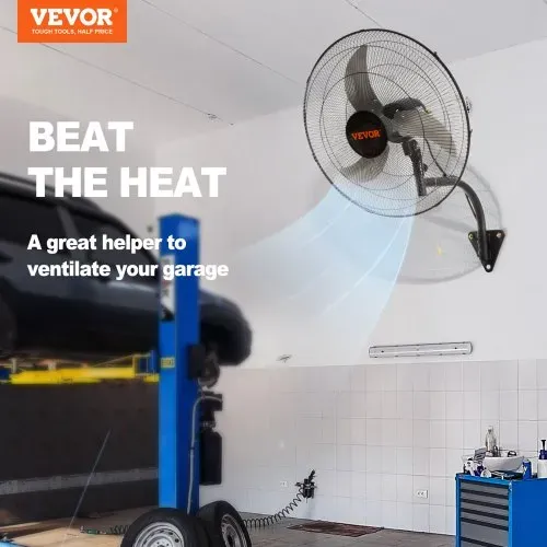 VEVOR Wandventilator, 44,45 cm Wandventilator 4000 CFM, 3 Geschwindigkeiten, Wohn- und Gewerbeventilator zur Kühlung von Lagerhäusern, Gewächshäusern, Werkstätten, Terrassen und Kellern, Schwarz VEVOR Wandventilator, 44,45 cm Wandventilator 4000 CFM, 3 Geschwindigkeiten, Wohn- und Gewerbeventilator zur Kühlung von Lagerhäusern, Gewächshäusern, Werkstätten, Terrassen und Kellern, Schwarz