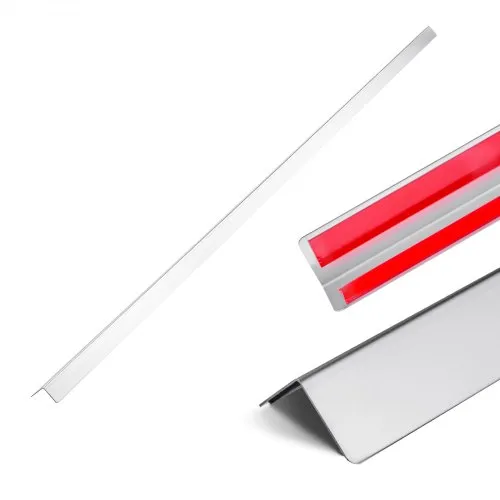 VEVOR Kantenschutz für Wand, 38 x 38 x 2436 mm, 10er-Pack Winkelprofil, Eckenschutz aus Edelstahl, Wandschutz, mit 3M Klebeband, 90-Grad-Winkel,ideal für Zuhause, Büro & öffentliche Räume VEVOR Kantenschutz für Wand, 38 x 38 x 2436 mm, 10er-Pack Winkelprofil, Eckenschutz aus Edelstahl, Wandschutz, mit 3M Klebeband, 90-Grad-Winkel,ideal für Zuhause, Büro & öffentliche Räume