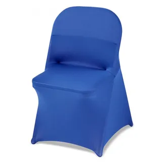 VEVOR Stuhlhussen Stuhlbezug Stretch 50 Stk. waschbarer & abnehmbarer Stuhlüberzug aus Polyester-Spandex für Hochzeitsfeiern Esszimmerbankette, passend für Klappstühle (45 x 46 x 77 cm) Blau VEVOR Stuhlhussen Stuhlbezug Stretch 50 Stk. waschbarer & abnehmbarer Stuhlüberzug aus Polyester-Spandex für Hochzeitsfeiern Esszimmerbankette, passend für Klappstühle (45 x 46 x 77 cm) Blau