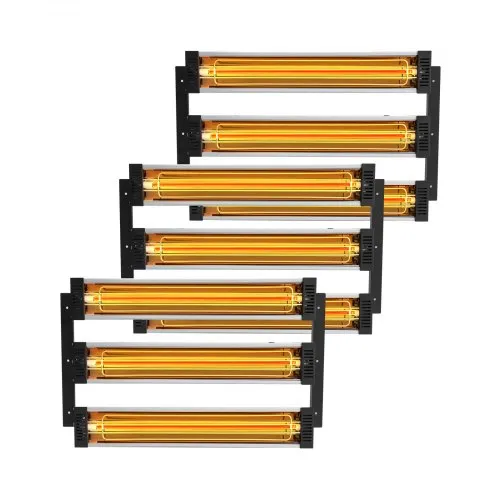 VEVOR 3x Lacktrockner Strahler Infrarotstrahler Heizstrahler Infrarot Lampe 3kW VEVOR 3x Lacktrockner Strahler Infrarotstrahler Heizstrahler Infrarot Lampe 3kW