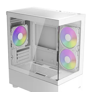 Aerocool Viewport-Mini-WT-v2 Mini Tower Weiß Aerocool Viewport-Mini-WT-v2 Mini Tower Weiß