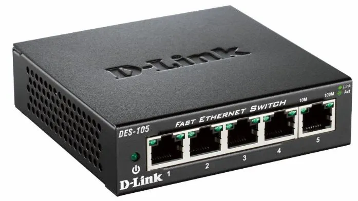 D-Link DES-105 Unmanaged L2 Schwarz D-Link DES-105 Unmanaged L2 Schwarz