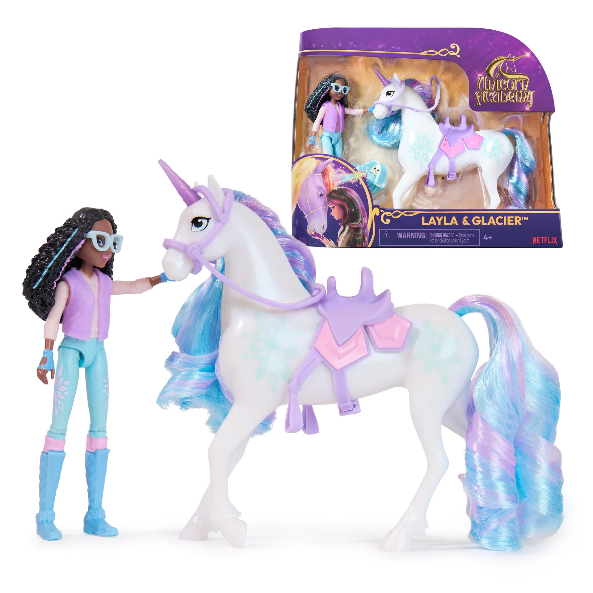 Unicorn Academy Layla und Einhorn Glacier Set – ca. 12 cm Unicorn Academy Layla und Einhorn Glacier Set – ca. 12 cm