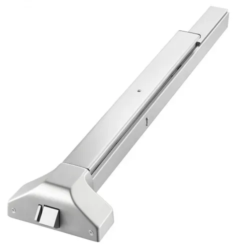 VEVOR Panikstange für Ausgangstüren, 788 mm, Notausgangsstange, Notausgangstürbeschlag mit Doppeltem Verriegelungsbolzen & Aufkleber, für 79–117 cm Breite Holz- oder Metalltüren, Silber – Bild 10