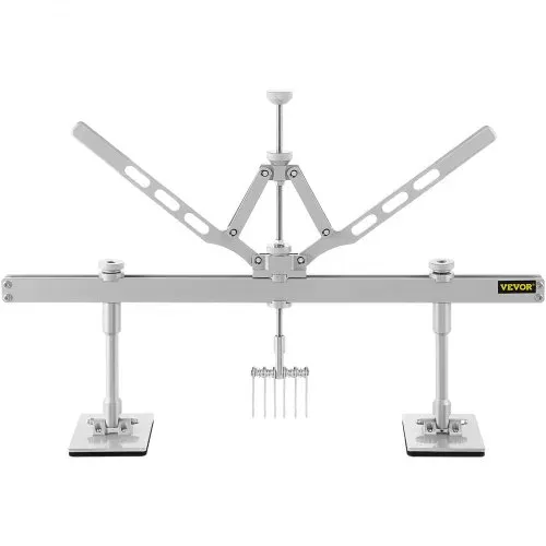 VEVOR Dellenziehhebel-Set, passend zum Dellenziehen aus Aluminium und Stahl, mit 6 Klauenhaken, 75 cm lange Dellenentfernerstange für die Dellenreparatur an der Karosserie – Bild 8