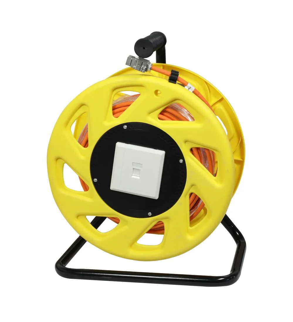 Kabeltrommel, CAT6A, 50m, CAT7A Rohkabel S-STP(S/FTP), mit 2x Buchsen RJ45(CAT6A), LSZH, Synergy 21 Kabeltrommel, CAT6A, 50m, CAT7A Rohkabel S-STP(S/FTP), mit 2x Buchsen RJ45(CAT6A), LSZH, Synergy 21