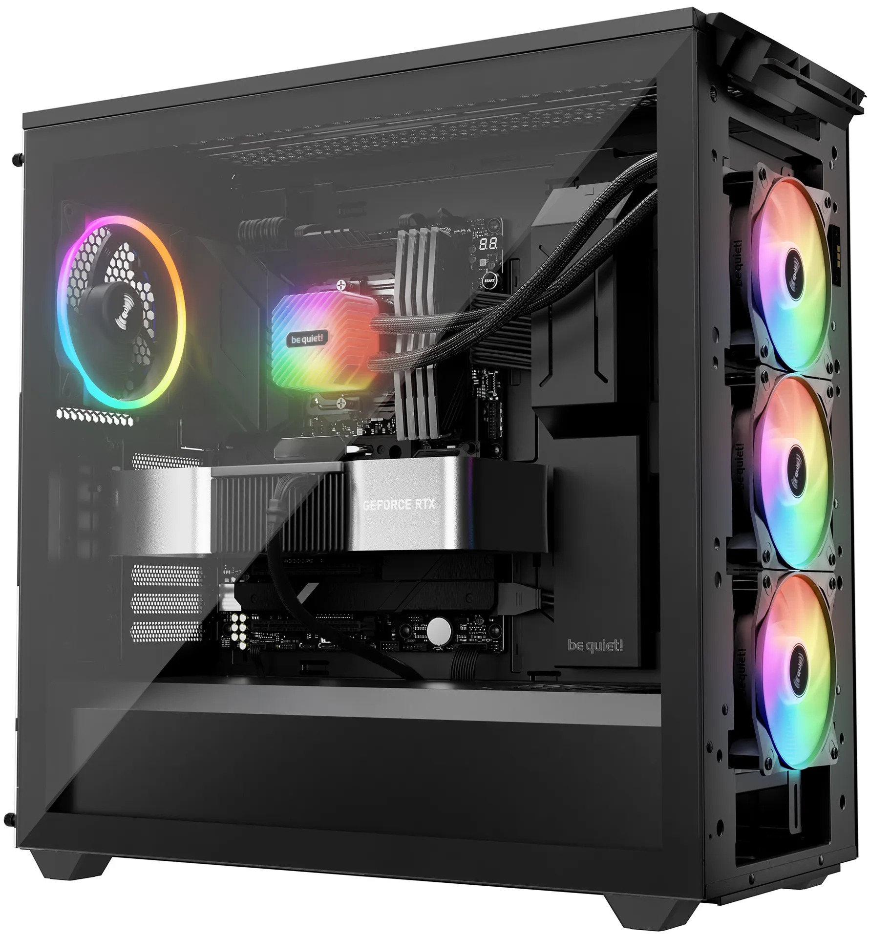 be quiet! LIGHT LOOP 360mm Black Prozessor All-in-One-Flüssigkeitskühler 12 cm Schwarz 1 Stück(e) – Bild 5