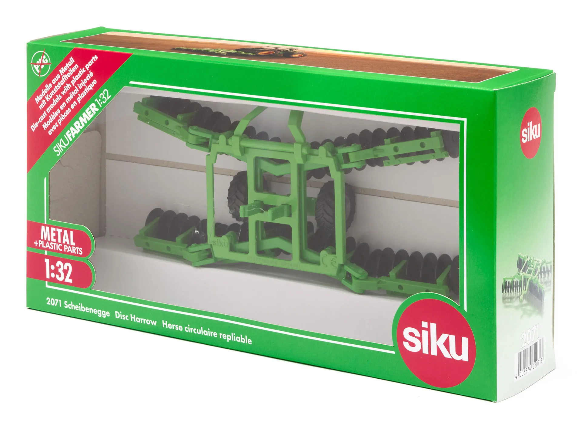 Siku Disc harrow Scheibenegge Vormontiert 1:32 – Bild 3