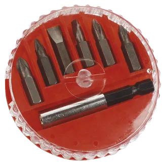 Bitsatz, 7 teilig, mit Box Bitsatz, 7 teilig, mit Box