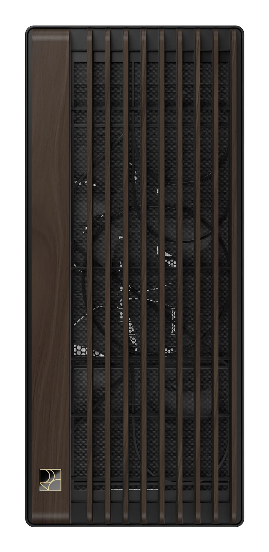 ASUS ProArt PA602 Wood Edition Modern Black - Metal Panel Midi Tower Schwarz, Holz – Bild 3