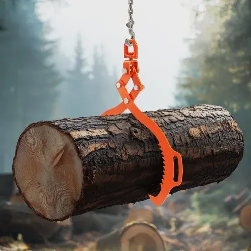 VEVOR Profi Forstzange, 609-710 mm Holzgreifer mit 2 Klauen, Holzzange aus Stahl, 500 kg Tragfähigkeit, drehbare Schleppzange, Eagle-Claw-Design, Hebezange für LKWs, Traktoren, Gabelstapler – Bild 7