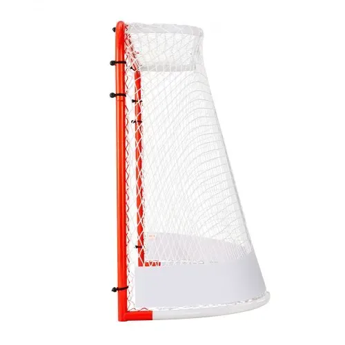 VEVOR Hockeytor Streethockeynetz, Straßenhockey-Tor Hockeynetz, 183 x 64 x 122 cm Hockey-Trainingstor-Set, offizielles Profi Indoor/Outdoor-Hockeytor aus Stahlrohren mit Netz, weiß/rot, Training – Bild 10