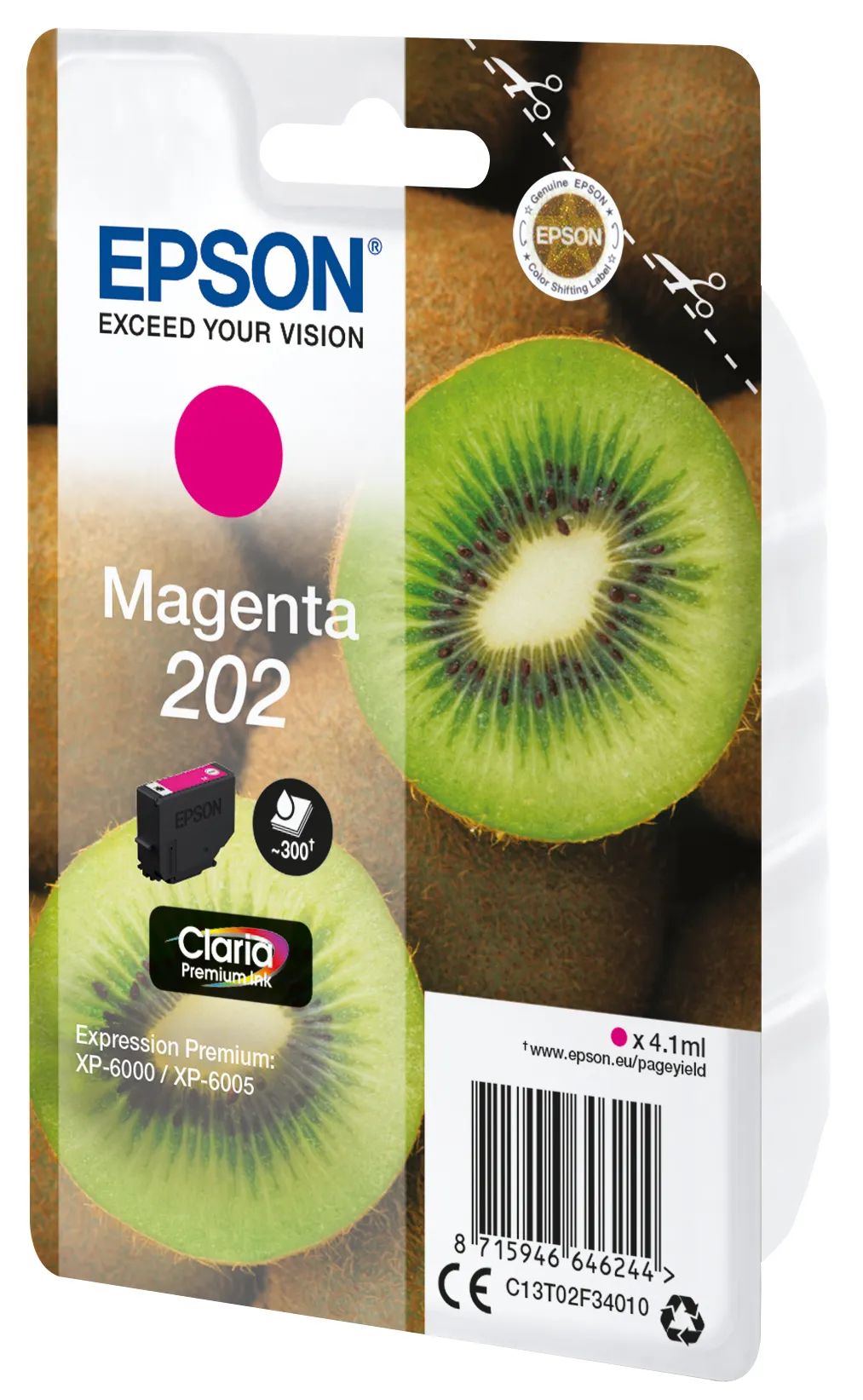 Epson Kiwi Singlepack Magenta 202 Claria Premium Ink – Bild 2