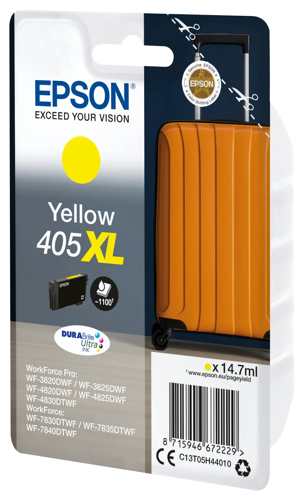 Epson Singlepack Yellow 405XL DURABrite Ultra Ink – Bild 2