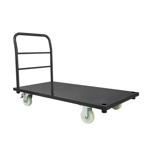 VEVOR Plattformwagen Klappbar 907 kg, Transportwagen mit Schwenkrädern & Griff, Lagerwagen, für Gepäcktransporte, 1220x610x815 mm Rollwagen, Industriewagen für Lager, Werkstatt, Fabrik – Bild 8