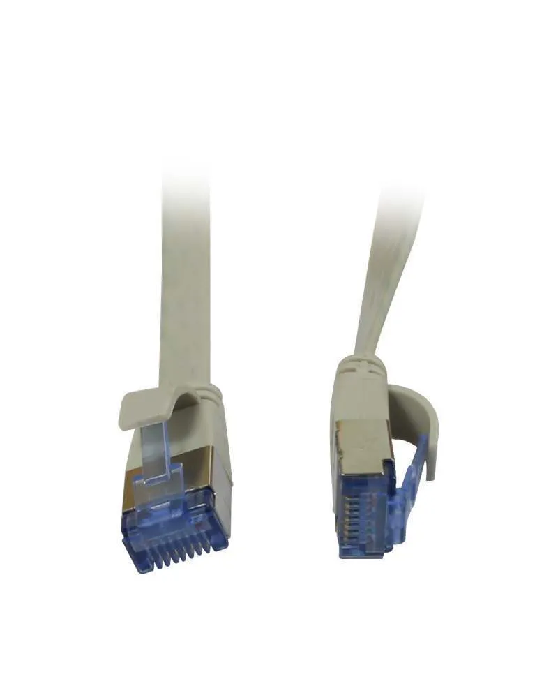 Patchkabel RJ45, CAT6A 500Mhz, 1.5m, grau, U/FTP, flach, AWG32, Synergy 21 Patchkabel RJ45, CAT6A 500Mhz, 1.5m, grau, U/FTP, flach, AWG32, Synergy 21