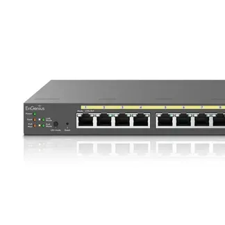 EnGenius Switch full managed Layer 2+ 10 Port • 8x 1 GbE • PoE Budget 110W • 8x PoE at • 2x SFP • Desktop-Switch • Lüfterlos • EWS2910FP-FIT • FitCon/FitXpress EnGenius Switch full managed Layer 2+ 10 Port • 8x 1 GbE • PoE Budget 110W • 8x PoE at • 2x SFP • Desktop-Switch • Lüfterlos • EWS2910FP-FIT • FitCon/FitXpress