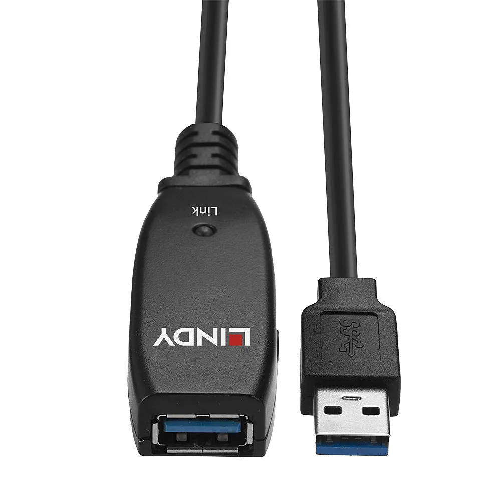 Lindy 43322 USB Kabel USB 3.2 Gen 1 (3.1 Gen 1) 15 m USB A Schwarz – Bild 4
