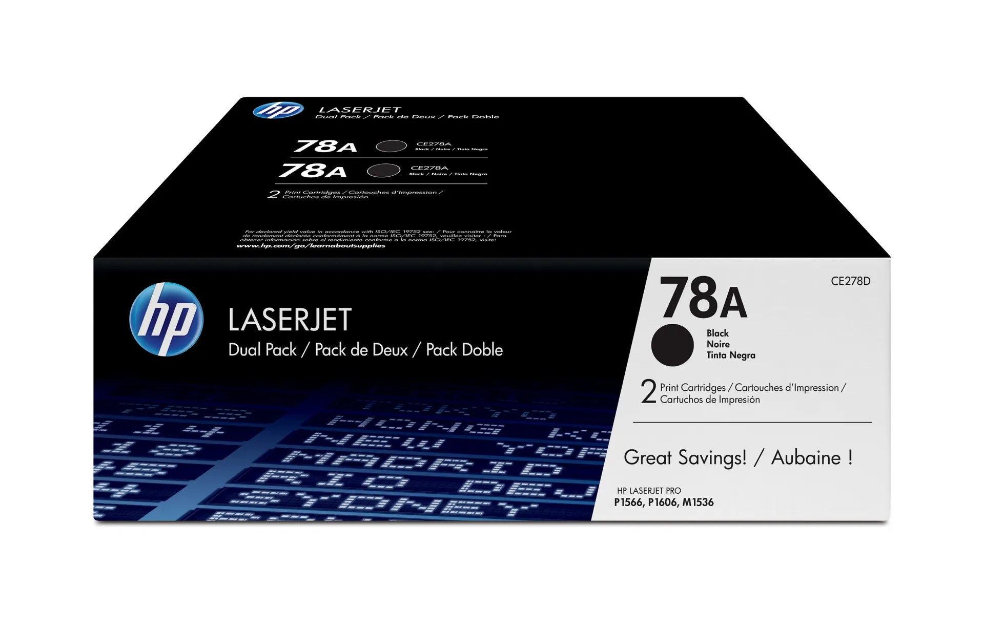 HP 78A 2er-Pack Schwarz Original LaserJet Tonerkartuschen HP 78A 2er-Pack Schwarz Original LaserJet Tonerkartuschen