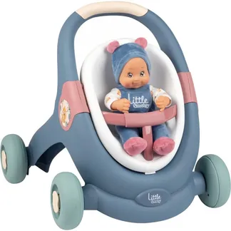 Little Smoby 3-in1 Lauflernwagen + Puppe, Geschicklichkeitsspiel Little Smoby 3-in1 Lauflernwagen + Puppe, Geschicklichkeitsspiel