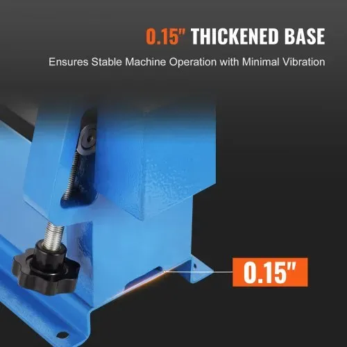 VEVOR Rundbiegemaschine 890x230x305 mm, Rundbiegegerät 610 mm Formbreite, Blechbiegemaschine, mit 2 abnehmbaren Rollen für kohlenstoffarmes Stahl-Kupfer-Blech Aluminiumlegierungsblech – Bild 4