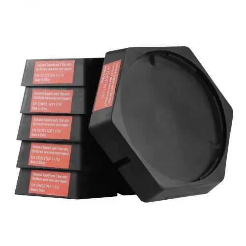 VEVOR Nivellierpads für Wohnmobile, Runde 9-Zoll-Landefüße, Fest angebrachte Wagenheberstabilisatoren, Gummi-Wagenheberpads, 2268 kg Kapazität pro Wohnmobil-Wagenheberpad VEVOR Nivellierpads für Wohnmobile, Runde 9-Zoll-Landefüße, Fest angebrachte Wagenheberstabilisatoren, Gummi-Wagenheberpads, 2268 kg Kapazität pro Wohnmobil-Wagenheberpad