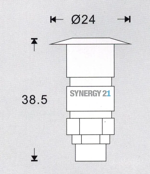 Synergy 21 LED Bodeneinbaustrahler ARGOS rund in-G-A IP67 ww – Bild 2