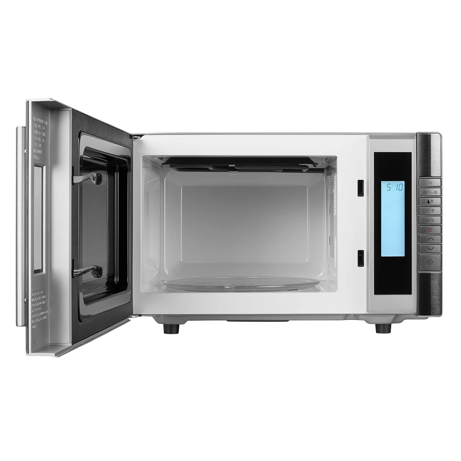 MEDION MD 14482 Schwarz, Edelstahl Grill-Mikrowelle Arbeitsplatte 20 l 800 W – Bild 5