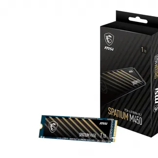 MSI SPATIUM M450 PCIe 4.0 NVMe M.2 1TB PCI Express 4.0 3D NAND MSI SPATIUM M450 PCIe 4.0 NVMe M.2 1TB PCI Express 4.0 3D NAND
