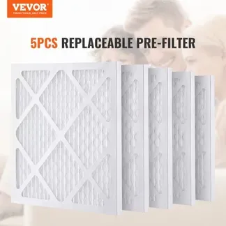 VEVOR Aktivkohlefilter, 5er-Pack, 40 x 40 cm Luftfilter-Ersatz, hocheffiziente Filter der Stufe 1, kompatibel mit BlueDri und VEVOR Wäscher, Luftreiniger, Ausrüstung zur Wasserschadensanierung VEVOR Aktivkohlefilter, 5er-Pack, 40 x 40 cm Luftfilter-Ersatz, hocheffiziente Filter der Stufe 1, kompatibel mit BlueDri und VEVOR Wäscher, Luftreiniger, Ausrüstung zur Wasserschadensanierung