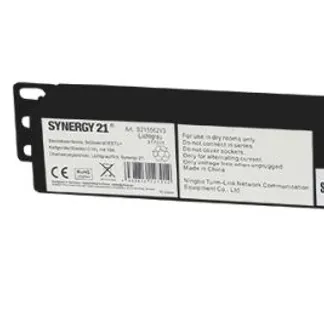 ALLNET 19″zbh. Steckdosenleiste, 9xDosen(CEE7)->Kaltgeräte(Stecker,C14), mit 10A Überlastungsschutz, Schwarz/Rot, Synergy 21, ALLNET 19″zbh. Steckdosenleiste, 9xDosen(CEE7)->Kaltgeräte(Stecker,C14), mit 10A Überlastungsschutz, Schwarz/Rot, Synergy 21,