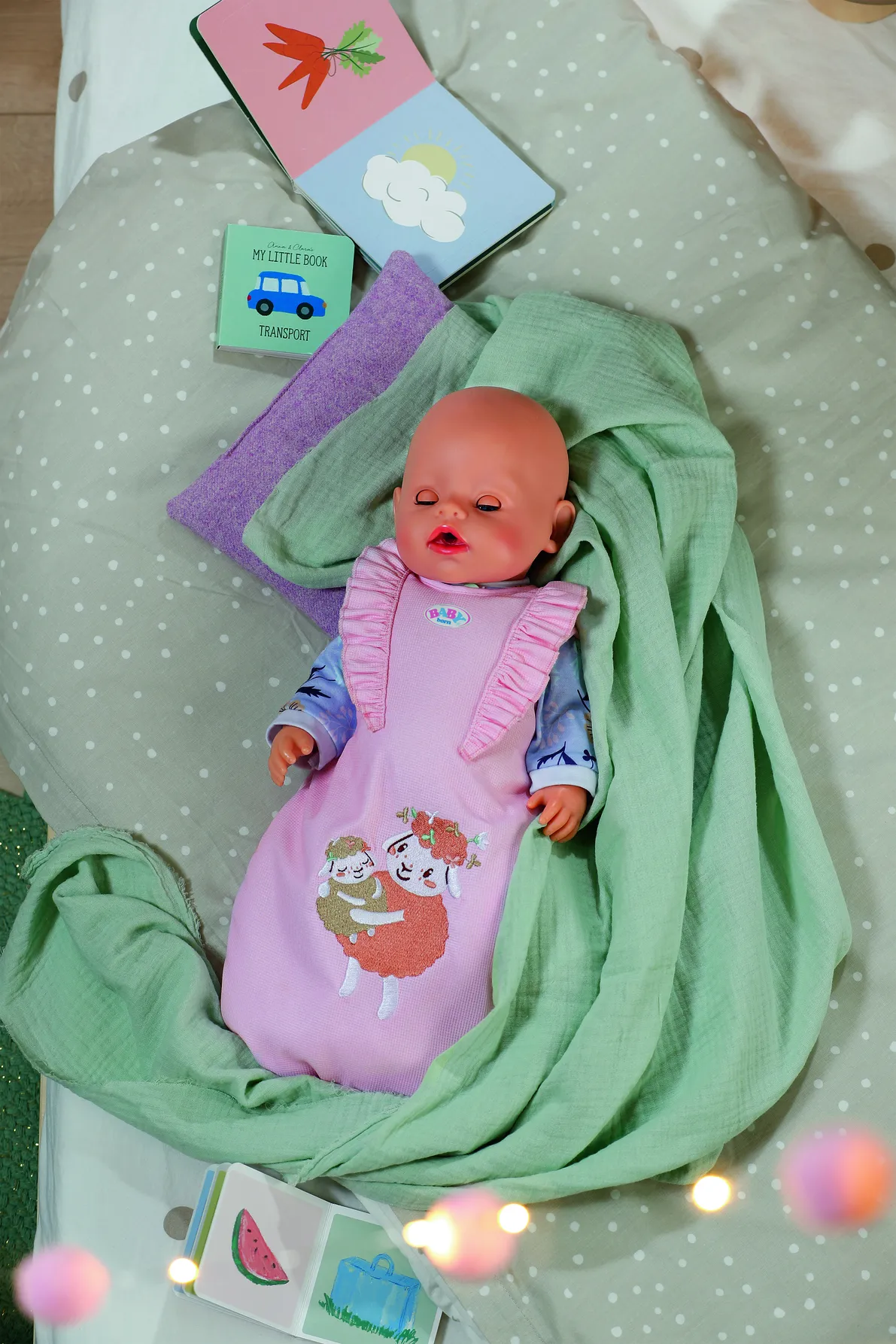 BABY born Sleeping Bag Flower Puppenschlafsack – Bild 2