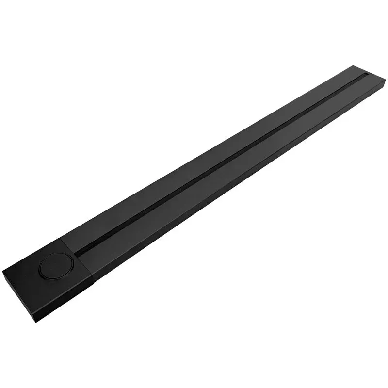 Synergy 21 MODULRAIL Aufbau-Steckdosenschiene 800mm mit Schalter Schwarz – Bild 2