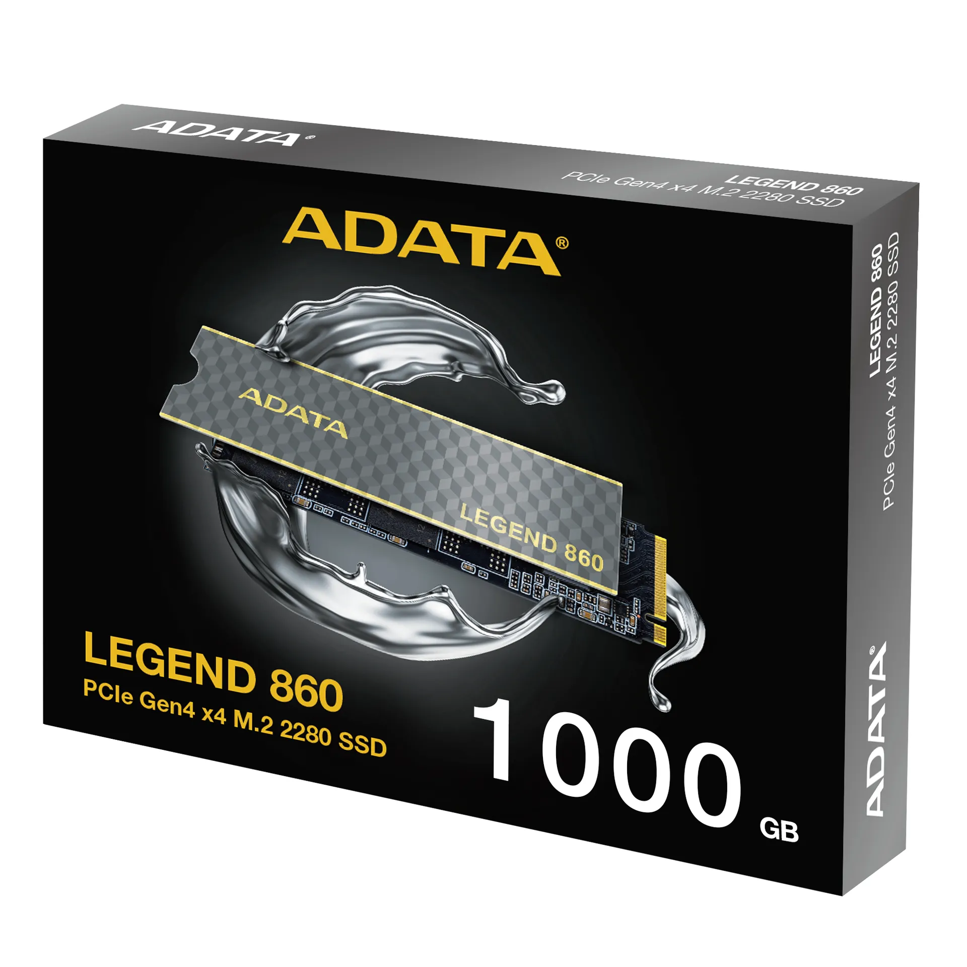 ADATA LEGEND 860 SLEG-860-1000GCS Internes Solid State Drive 1 TB M.2 PCI Express 4.0 NVMe 3D NAND – Bild 7