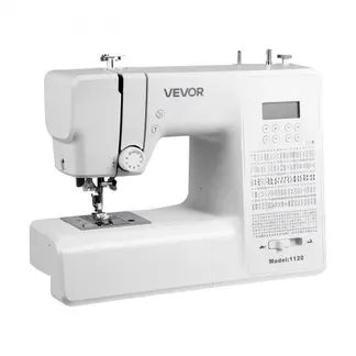 VEVOR Computernähmaschine mit 200 Stichanwendungen & LED-Bildschirm & Pedal & LED-Licht, robuster Metallrahmen, digitale Nähmaschine mit leistungsstarkem Motor zum Basteln und Ausbessern Weiß VEVOR Computernähmaschine mit 200 Stichanwendungen & LED-Bildschirm & Pedal & LED-Licht, robuster Metallrahmen, digitale Nähmaschine mit leistungsstarkem Motor zum Basteln und Ausbessern Weiß