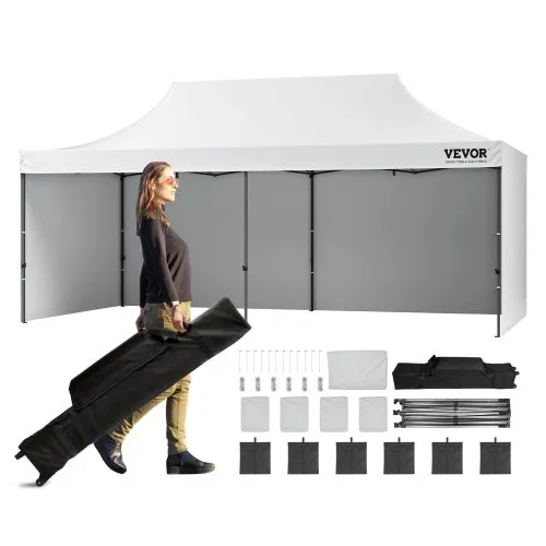 VEVOR Pavillon 304,8×609,6x320cm Gartenzelt 500D PU-Silber-Gewebe Faltpavillon höhenverstellbar inkl. Aufbewahrungstasche Partyzelt 12-16 Personen Pop up Zelt Gartenpavillon für Campingausflug VEVOR Pavillon 304,8×609,6x320cm Gartenzelt 500D PU-Silber-Gewebe Faltpavillon höhenverstellbar inkl. Aufbewahrungstasche Partyzelt 12-16 Personen Pop up Zelt Gartenpavillon für Campingausflug