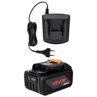 VEVOR 20 V tragbare Akku- und Ladegerät-Kombination, 4,0 Ah Lithium-Ionen-Akkupack, verlängerte Laufzeit, kompatibel mit Serienwerkzeugen, zum Austauschen und schnellen Aufladen VEVOR 20 V tragbare Akku- und Ladegerät-Kombination, 4,0 Ah Lithium-Ionen-Akkupack, verlängerte Laufzeit, kompatibel mit Serienwerkzeugen, zum Austauschen und schnellen Aufladen