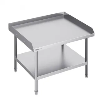 VEVOR Arbeitstisch Edelstahl, gewerblicher Arbeitstisch zur Lebensmittelzubereitung, 3-seitiger Spritzschutz, Arbeitstisch mit einstellbarer Höhe für Restaurants, Zuhause und Hotels 762 x 914 x 660 mm VEVOR Arbeitstisch Edelstahl, gewerblicher Arbeitstisch zur Lebensmittelzubereitung, 3-seitiger Spritzschutz, Arbeitstisch mit einstellbarer Höhe für Restaurants, Zuhause und Hotels 762 x 914 x 660 mm