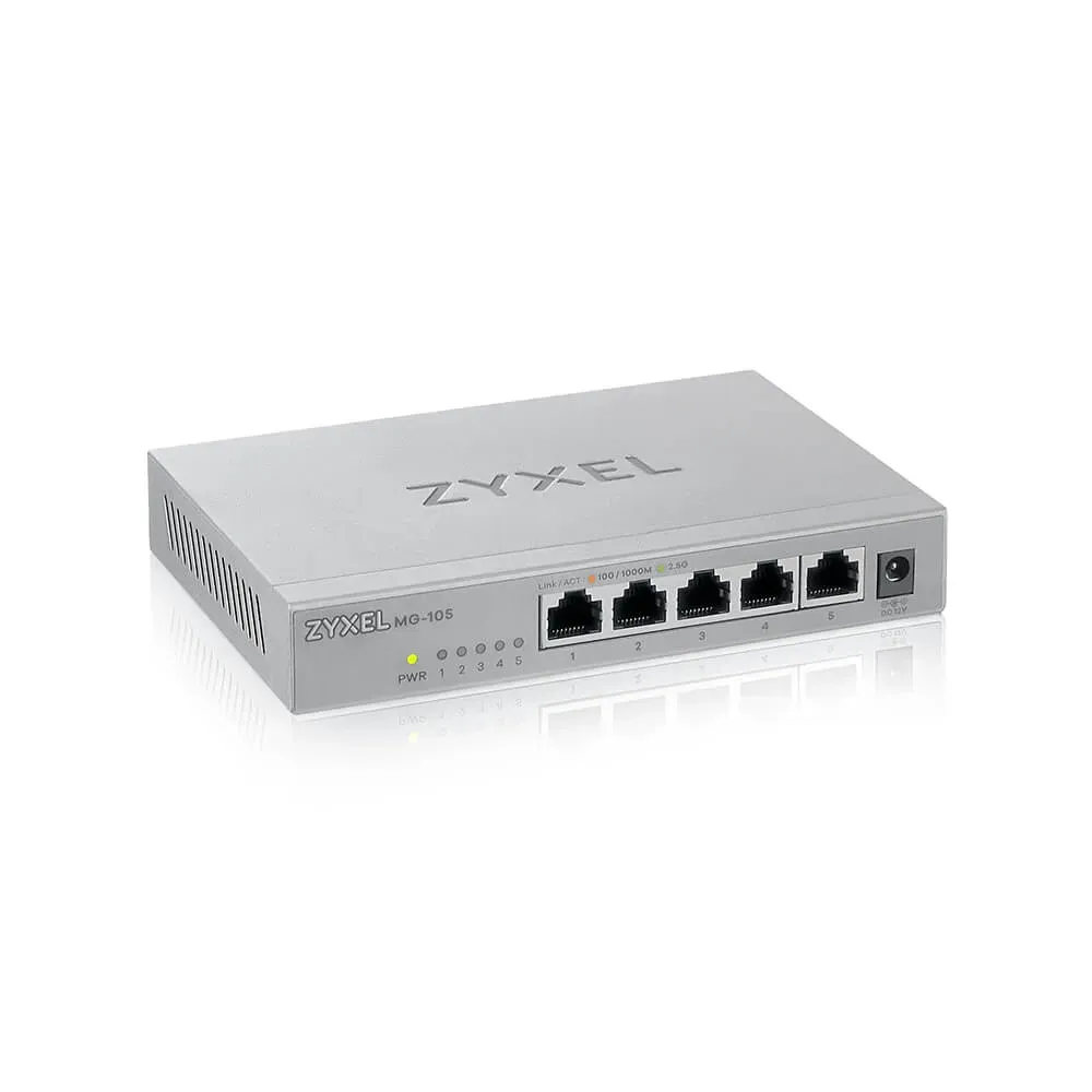 Zyxel XMG-105 Unmanaged 2.5G Ethernet (100/1000/2500) Grau – Bild 5