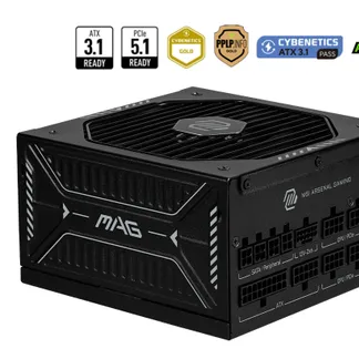 MSI MAG A850GLS PCIE5 Netzteil 850 W 24-pin ATX ATX Schwarz MSI MAG A850GLS PCIE5 Netzteil 850 W 24-pin ATX ATX Schwarz