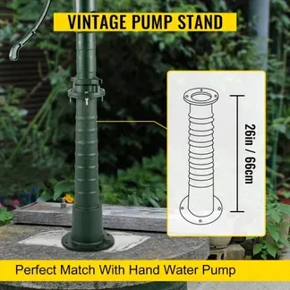 VEVOR Pumpenständer Gusseisen Ständer Schwengelpumpe 22,86×22,86x66cm Gartenpumpe Pumpenständer mit Sprühfarbe beschichtet Handpumpe Ständer 8mm dicke Rohrwand geeignet für Garten Teich Hof usw. VEVOR Pumpenständer Gusseisen Ständer Schwengelpumpe 22,86×22,86x66cm Gartenpumpe Pumpenständer mit Sprühfarbe beschichtet Handpumpe Ständer 8mm dicke Rohrwand geeignet für Garten Teich Hof usw.