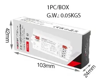 MiBoxer E2-RF LED Controller 2in1 Single colour/CCT(dual white) 2,4GHz – Bild 4