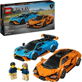 77238 Speed Champions Lamborghini Revuelto und Huracán STO, Konstruktionsspielzeug 77238 Speed Champions Lamborghini Revuelto und Huracán STO, Konstruktionsspielzeug