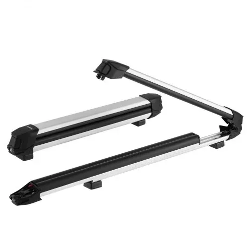 VEVOR Skiboard Snowboard Dachträger für bis zu 6 Paar Ski / 4 Snowboards, abschließbarer Skidachträger mit Gummipolsterung, Skihalter für die meisten geschlitzten Querträger (715 mm Ladebreite) – Bild 9