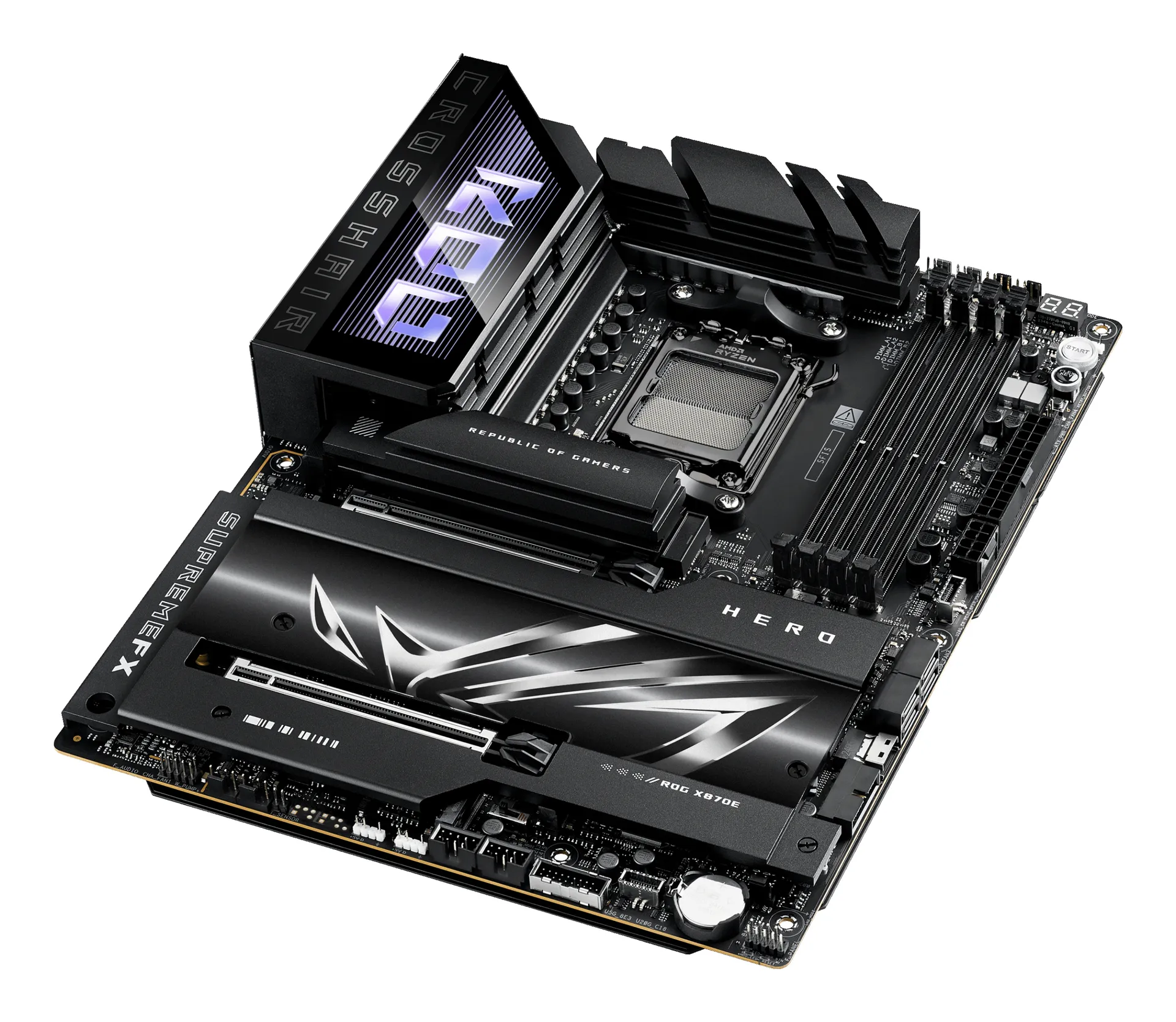 ASUS ROG CROSSHAIR X870E HERO AMD X870E Sockel AM5 ATX – Bild 6