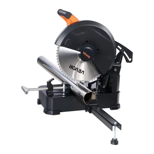 VEVOR Kappsäge Gehrungssäge mit 355 mm Edelstahl-Kaltschnittsägeblatt & 3500 W bürstenlosem Motor & 750–1200 U/min, Metallkappsäge für quadratische & flache Metallrohre, I-förmige Stähle – Bild 8